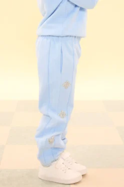 Mini Casey Jogger Sweatpants in Light Blue