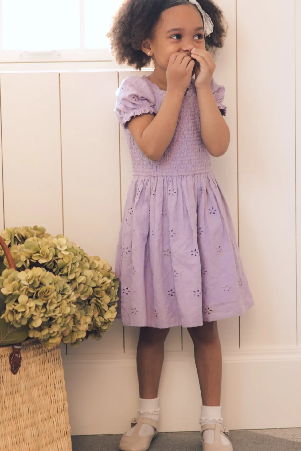 Mini Emmi Dress in Lilac