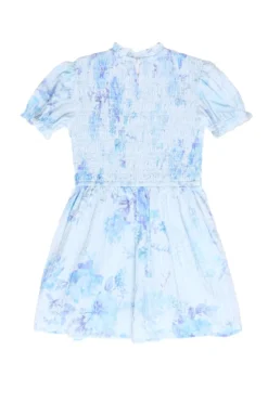 Mini Flynn Dress in Aquarelle Fleur