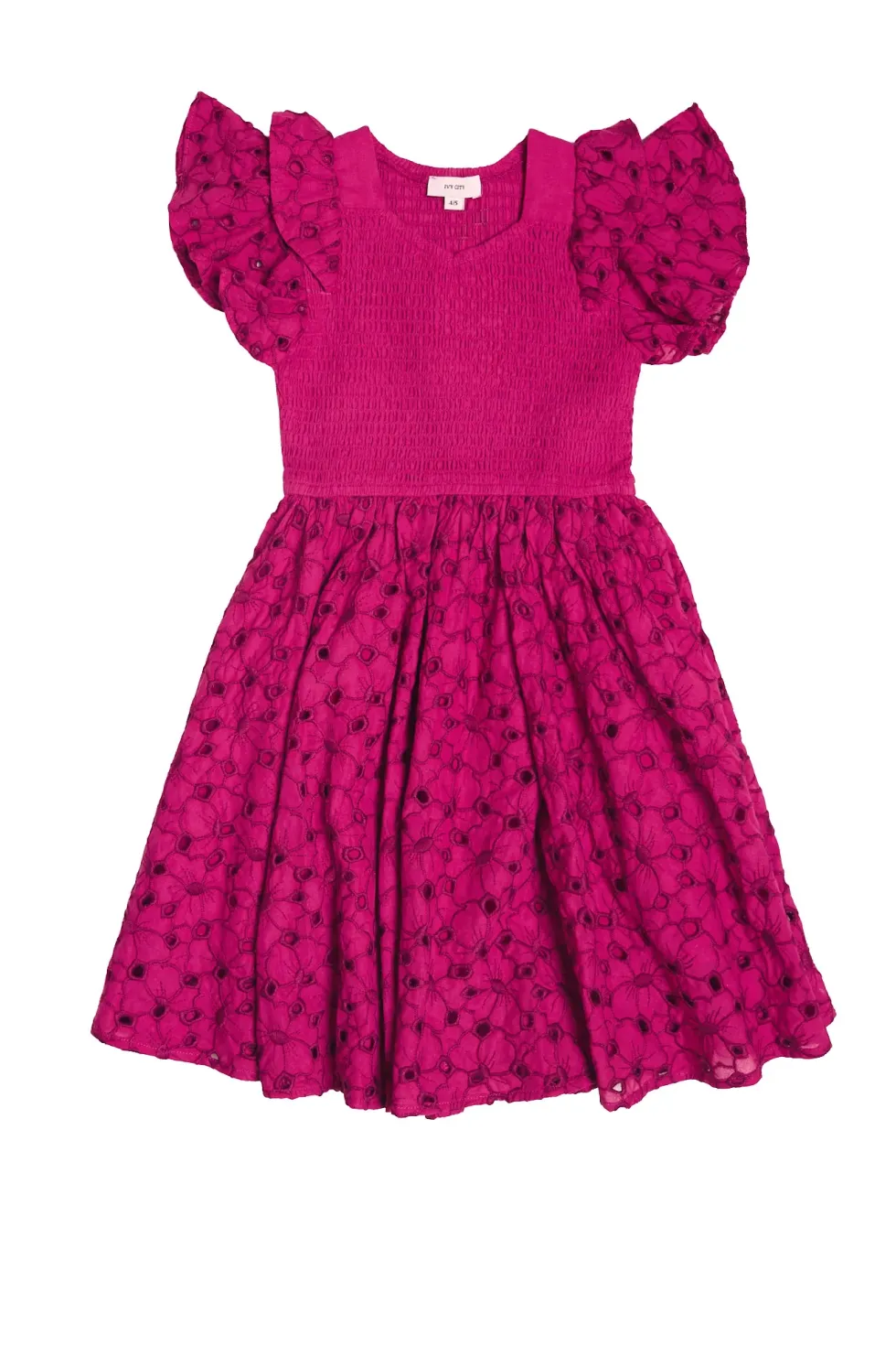 Mini Hattie Dress in Magenta