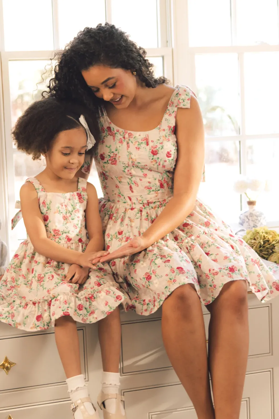 Mini Helene Dress in Vibrant Chintz