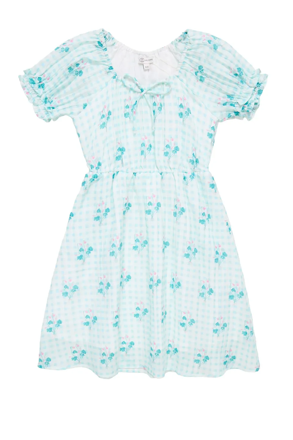 Mini Jessie Dress in Bloom Gingham