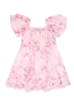 Mini Juliana Dress in Rose Trance