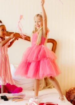 Mini Liza Dress in Pink