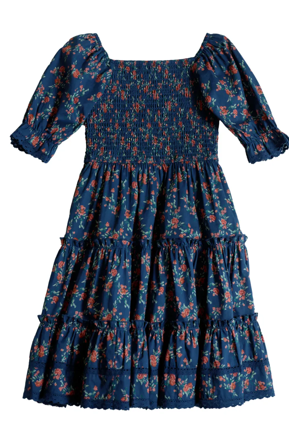 Mini Madeline Dress in Midnight Vibrant Chintz