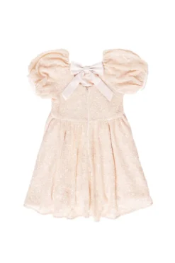 Mini Marisol Dress in Cream Sequin