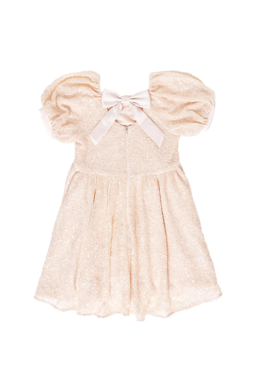 Mini Marisol Dress in Cream Sequin