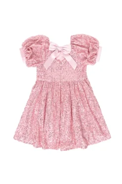 Mini Marisol Dress in Pink Sequin