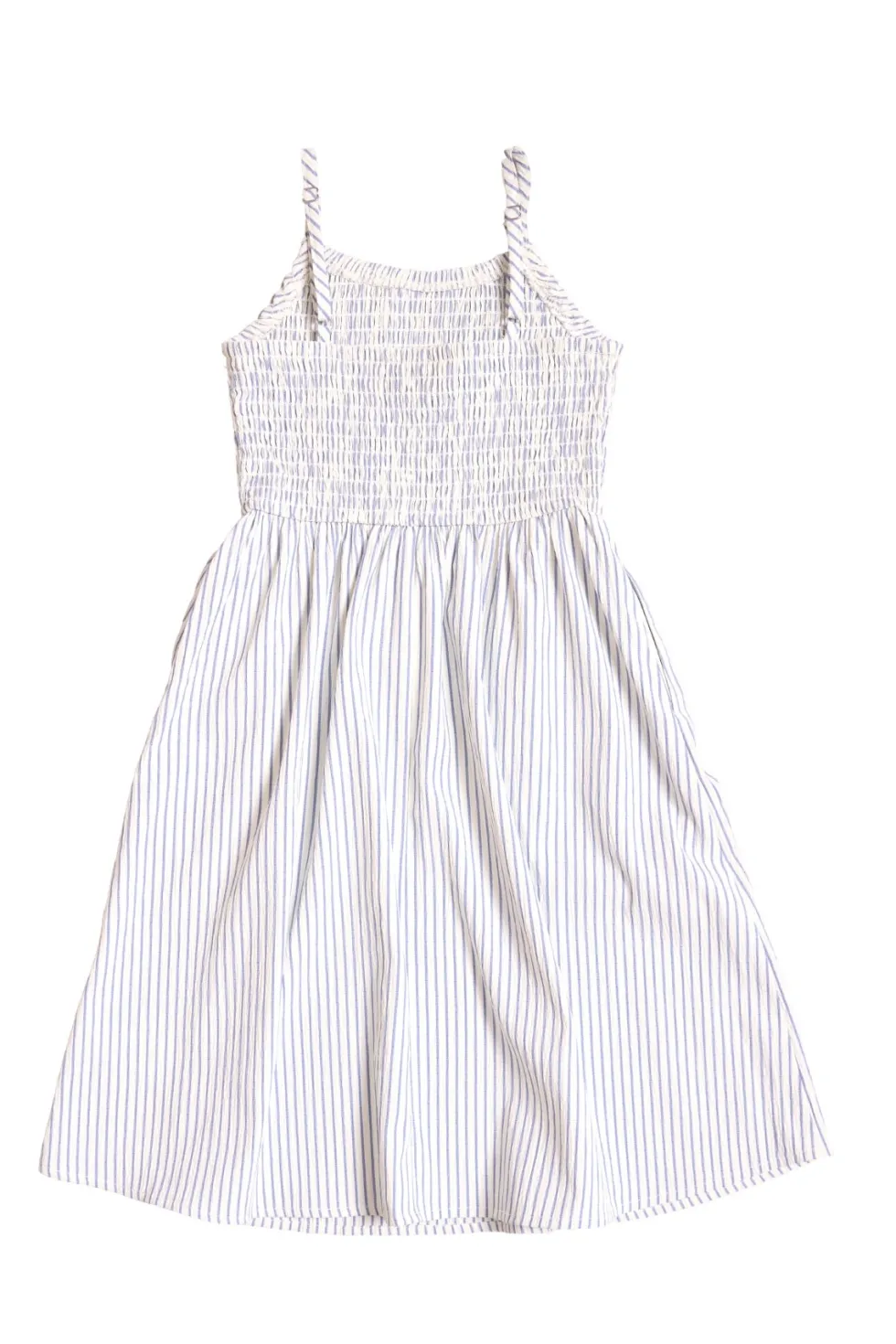 Mini Maxwell Dress in Blue & White Pinstripe