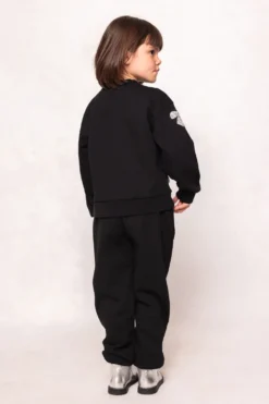Mini Micah Jogger Sweatpants in Black