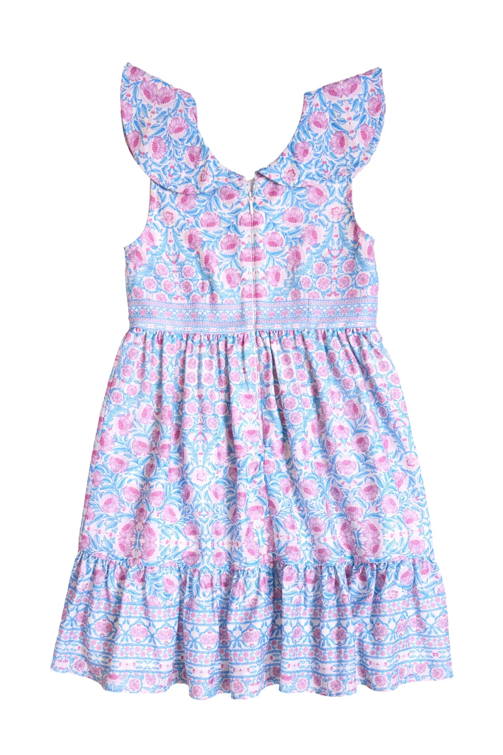 Mini Samara Dress in Thistle Flower Mosaic Florise