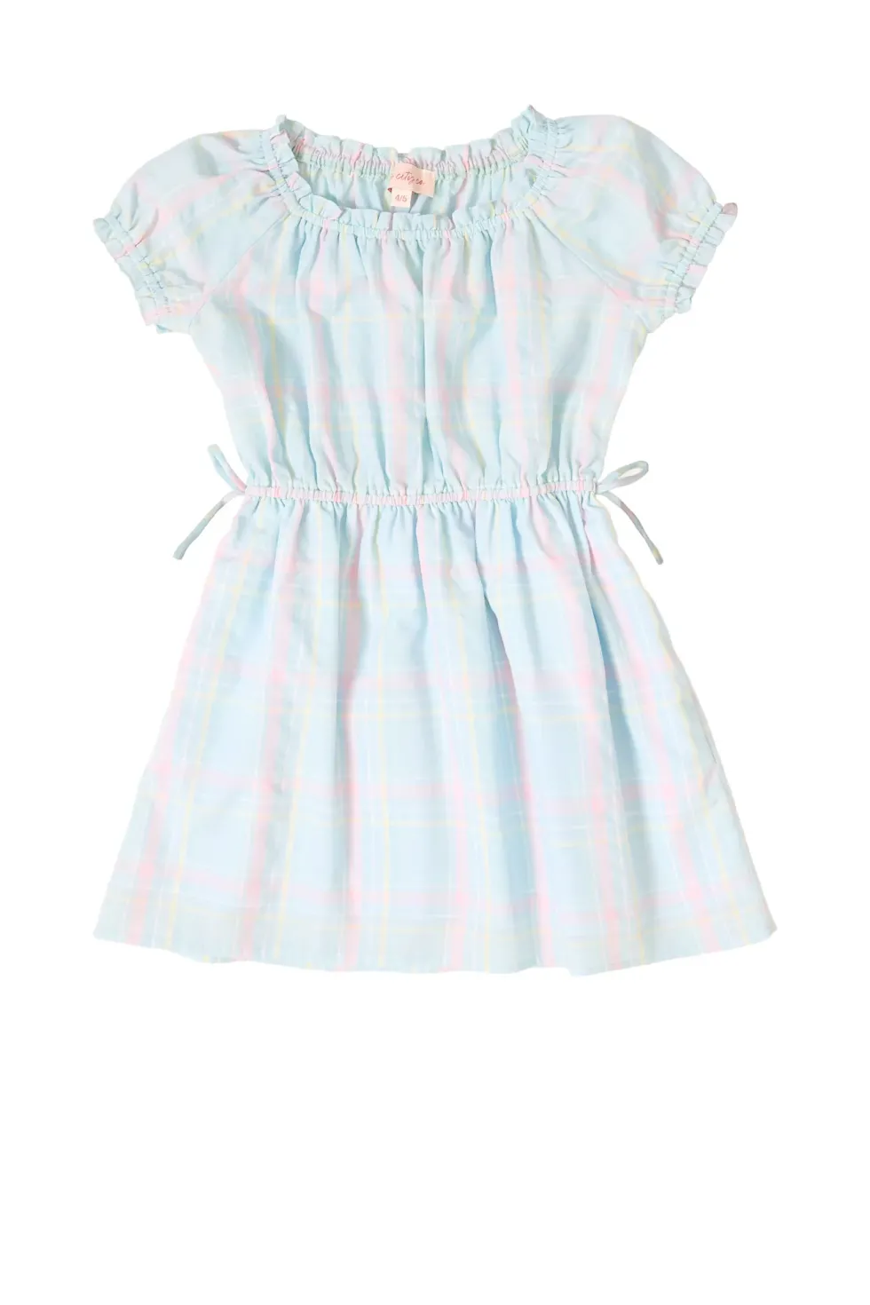 Mini Thalia Dress in Pastel Plaid