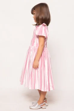 Mini Tiara Dress in Pink Velvet