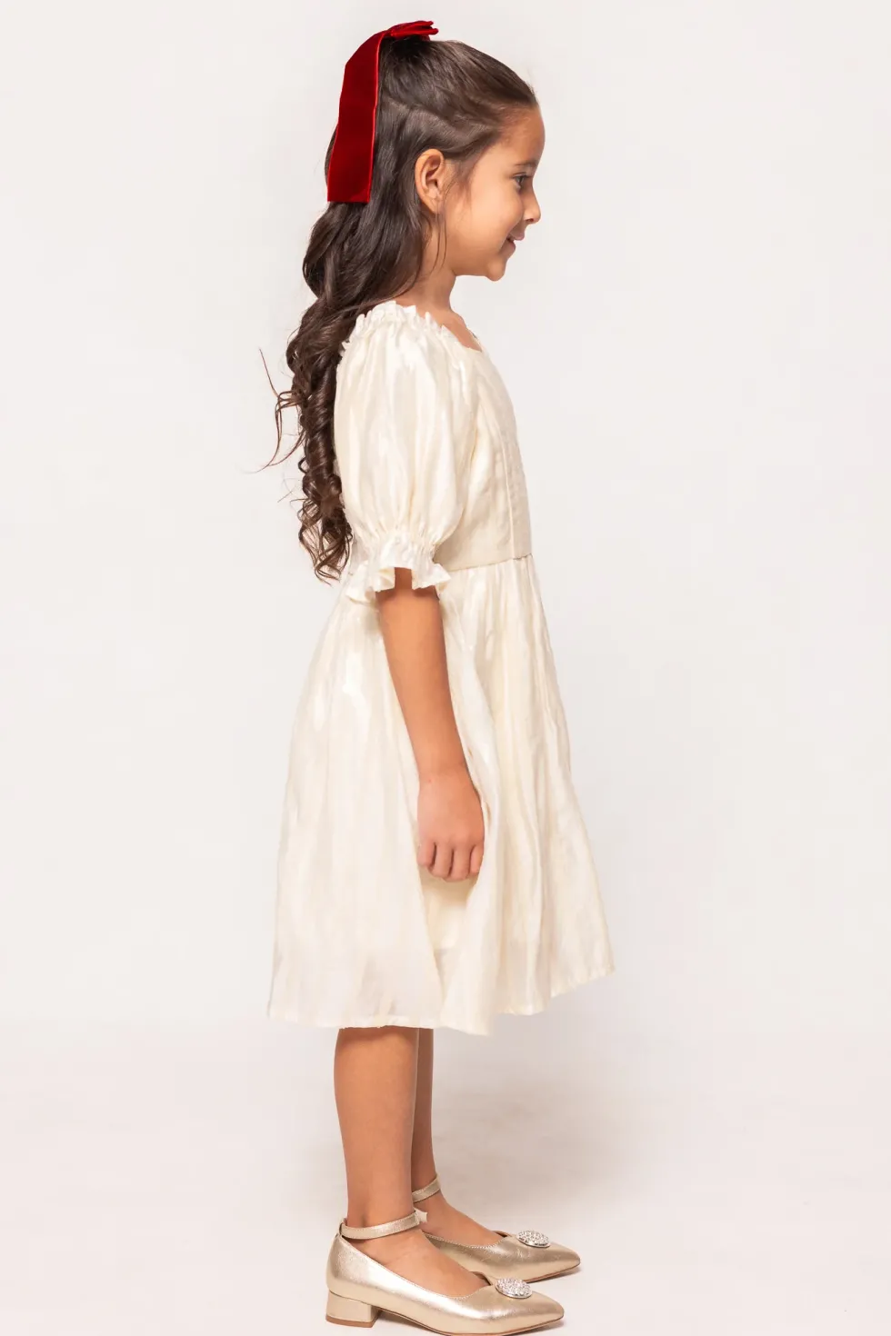 Mini Tindra Dress in Cream Sequin