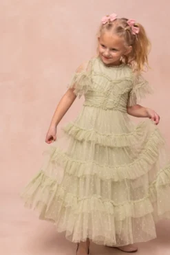 Mini Whimsical Maxi Dress in Sage