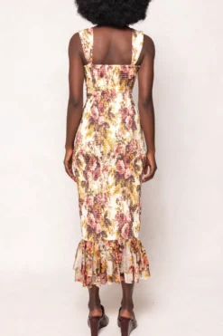 Mira Dress in Garden Rose