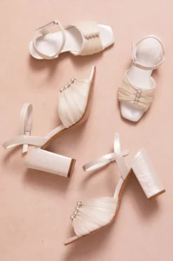 Piper Pearl Heel in Ivory