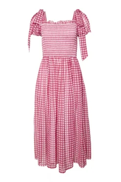 Rayna Dress in Red Gingham