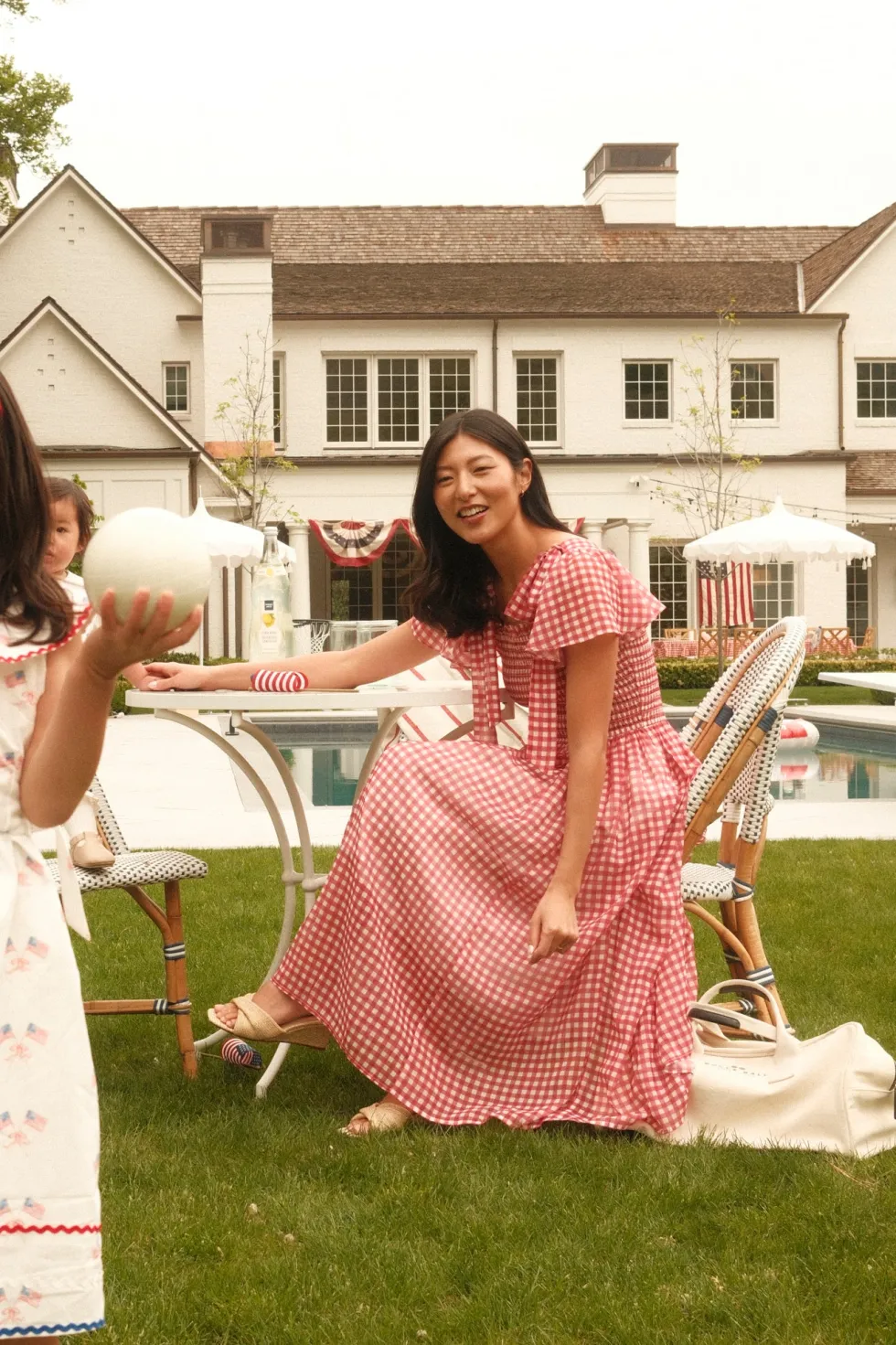 Rayna Dress in Red Gingham