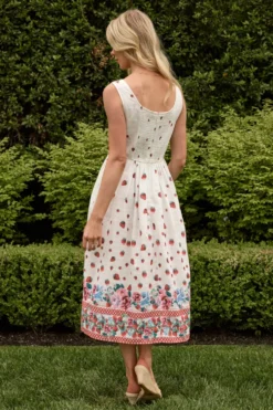 Sadie Dress in Strawberry Vintage Tier