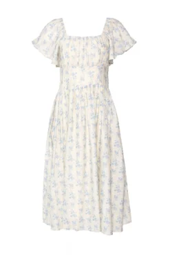 Sonoma Dress in Ivory Porcelain Fleur