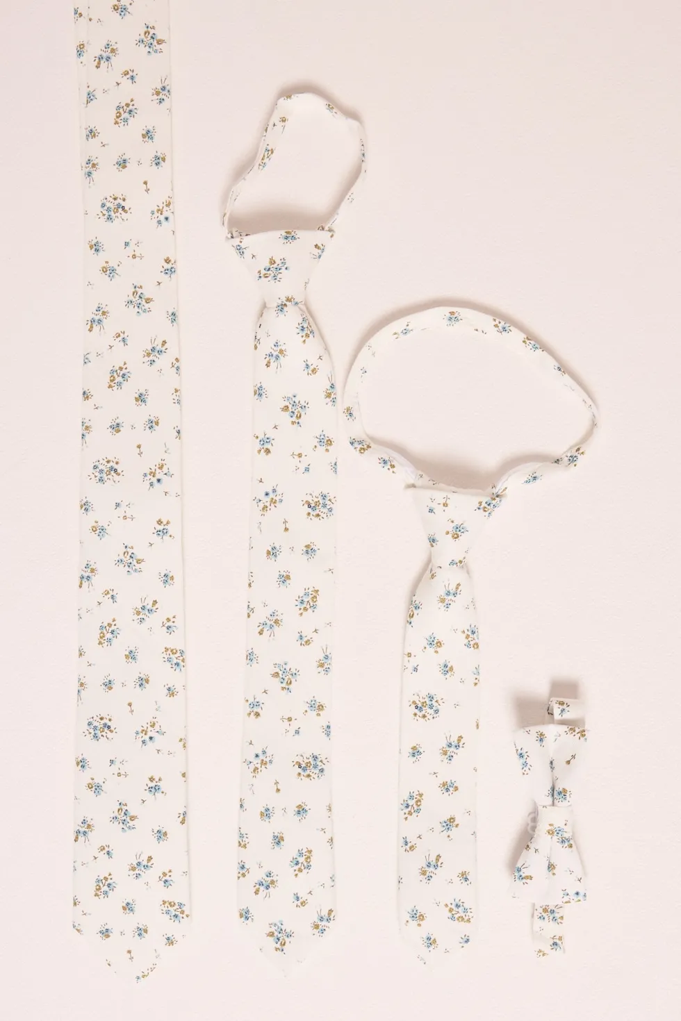 Ties in Madeline Blue Floral