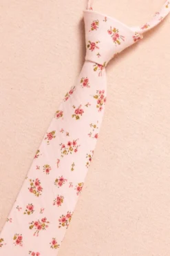 Ties in Madeline Pink Floral