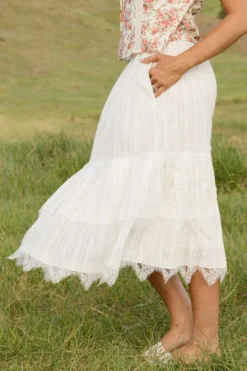 Verona Skirt in Reverie Dobby